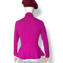 Load image into Gallery viewer, Vintage Christian Dior Wool & Angora Peplum Jersey