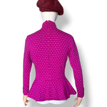 Load image into Gallery viewer, Vintage Christian Dior Wool & Angora Peplum Jersey
