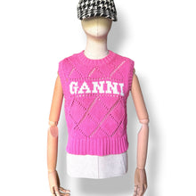 Load image into Gallery viewer, GANNI Logo Knit Vest