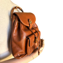 Load image into Gallery viewer, Vintage Gucci Bamboo Handle Leather Backpack