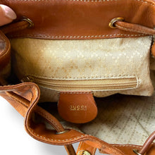 Load image into Gallery viewer, Vintage Gucci Bamboo Handle Leather Backpack