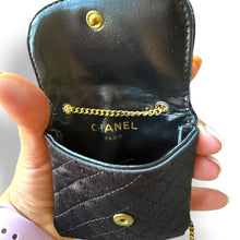 Load image into Gallery viewer, Vintage Chanel Micro Mini Flap Bag Necklace, Circa 1990