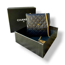Load image into Gallery viewer, Vintage Chanel Micro Mini Flap Bag Necklace, Circa 1990