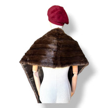 Load image into Gallery viewer, Vintage Mahogany Mink Fur Stole