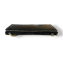Load image into Gallery viewer, Vintage Crocodile Evening Clutch with Chain