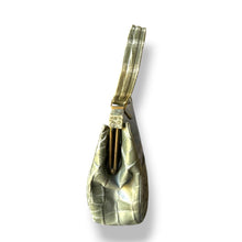 Load image into Gallery viewer, Vintage Sage Green Crocodile Handbag