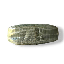 Load image into Gallery viewer, Vintage Sage Green Crocodile Handbag