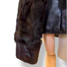 Load image into Gallery viewer, Vintage Furs by Brandon Mink & Leather Jacket