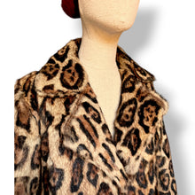 Load image into Gallery viewer, Vintage Wild Cat Fur Coat