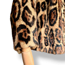 Load image into Gallery viewer, Vintage Wild Cat Fur Coat