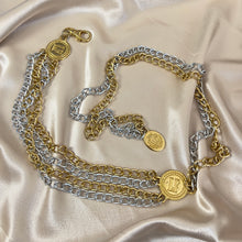 Load image into Gallery viewer, Vintage Two-Tone Chain Belt
