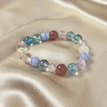 Load image into Gallery viewer, Vintage Pastel Mixed Gemstone Bracelet