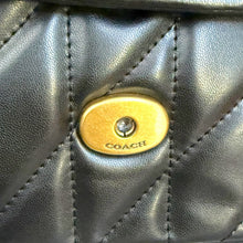 Load image into Gallery viewer, Coach Tabby Shoulder Bag in Quilted Black Nappa Leather