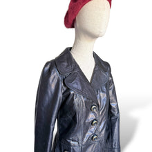 Load image into Gallery viewer, Vintage D&G Dolce & Gabbana Black Leather Jacket with Matching Hanger
