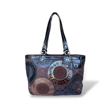 Load image into Gallery viewer, Vintage Coach Signature Patchwork Tote Bag
