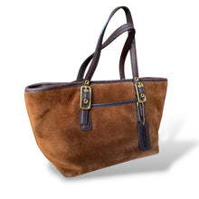 Load image into Gallery viewer, Vintage Coach Suede Shoulder Bag