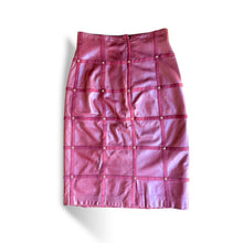 Load image into Gallery viewer, Vintage Escada Butter Soft Leather Patchwork Skirt