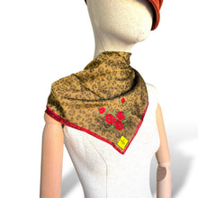 Load image into Gallery viewer, Vintage Fendi Leopard Print Silk Scarf