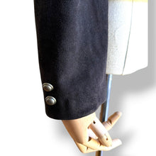 Load image into Gallery viewer, Vintage Cropped Suede Jacket with Leather Trim