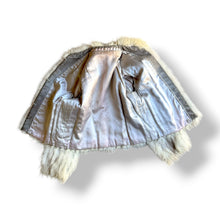 Load image into Gallery viewer, Vintage Fox Fur Jacket in Soft Ivory