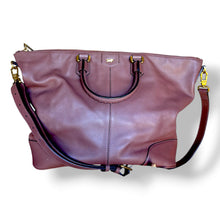 Load image into Gallery viewer, Vintage Braun Büffel Chocolate Brown Leather Tote with Braided Handles