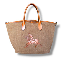 Load image into Gallery viewer, Polo Ralph Lauren Medium Bellport Herringbone Tote