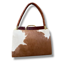 Load image into Gallery viewer, Vintage Cowhide Structured Handbag