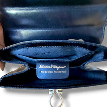 Load image into Gallery viewer, Vintage Salvatore Ferragamo Gancini Top Handle Bag – Black