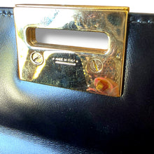Load image into Gallery viewer, Vintage Salvatore Ferragamo Gancini Top Handle Bag – Black