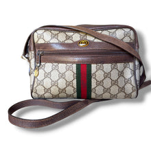 Load image into Gallery viewer, Circa 1980s Vintage Gucci Accessory Collection GG Web Shoulder Bag