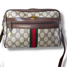 Load image into Gallery viewer, Circa 1980s Vintage Gucci Accessory Collection GG Web Shoulder Bag