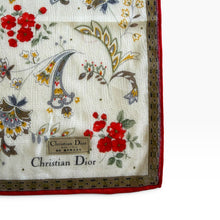 Load image into Gallery viewer, Vintage Christian Dior Floral Cotton Neckerchief