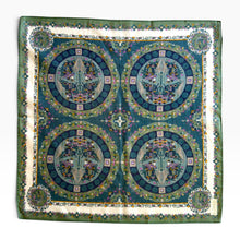 Load image into Gallery viewer, Vintage Japanese Shōsōin Mandala Cotton Neckerchief