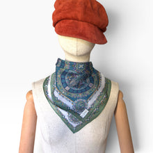 Load image into Gallery viewer, Vintage Japanese Shōsōin Mandala Cotton Neckerchief
