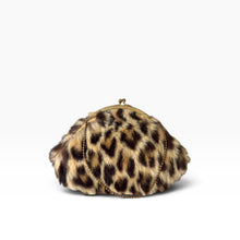 Load image into Gallery viewer, Vintage Leopard Fur Kisslock Bag
