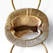 Load image into Gallery viewer, Vintage Japanese Bel-Air Straw & Jute Handbag