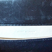 Load image into Gallery viewer, Vintage Valentino Garavani Navy & Ivory Evening Clutch