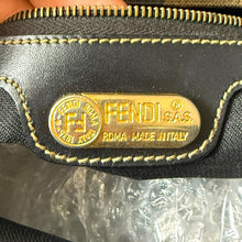 Load image into Gallery viewer, Vintage 1980s Fendi Pequin Stripe Logo Tote Bag