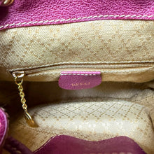 Load image into Gallery viewer, Vintage Gucci Bamboo Suede Backpack in Bordeaux