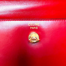 Load image into Gallery viewer, Vintage Celine Red Box Leather Top Handle Bag
