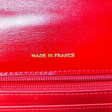 Load image into Gallery viewer, Vintage Celine Red Box Leather Top Handle Bag