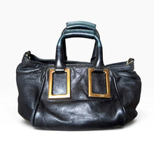 Load image into Gallery viewer, Vintage Chloé Black Leather Ethel Bag with Shoulder Strap