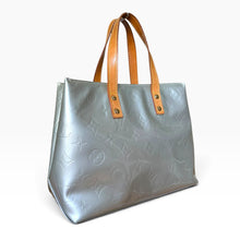 Load image into Gallery viewer, Vintage Louis Vuitton Reade MM in Silver Monogram Vernis