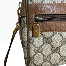 Load image into Gallery viewer, Circa Early 1980s Vintage Gucci Accessory Collection GG Monogram Web Shoulder Bag