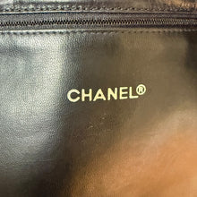 Load image into Gallery viewer, Vintage Chanel Black Leather Shopper Chain Tote – Circa 1986–1988