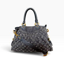 Load image into Gallery viewer, Vintage Louis Vuitton Monogram Denim Neo Cabby Bag