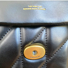Load image into Gallery viewer, Coach Tabby Shoulder Bag in Quilted Black Nappa Leather