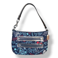 Load image into Gallery viewer, Coach Poppy Graffiti Print Pochette