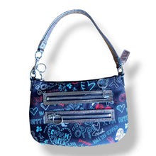 Load image into Gallery viewer, Coach Poppy Graffiti Print Pochette