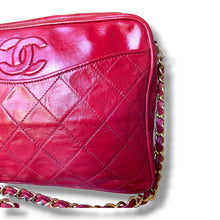 Load image into Gallery viewer, Vintage Chanel Red Quilted Leather Camera Bag – Circa 1986–1988
